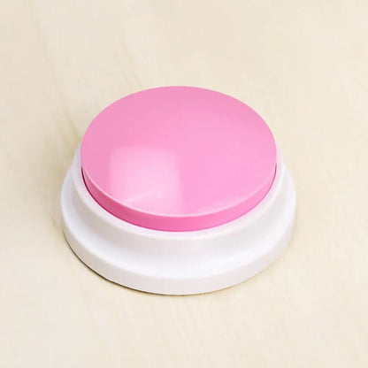 Pet Toy for Cats Dogs Pet Toy with Sound Dog Training Voice Recording Button Pet Communication Buzzer Second Playback for Cats
